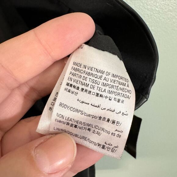 INC International Concepts Skirt Womens L Mini Faux Leather Party Black NWT - Picture 8 of 8